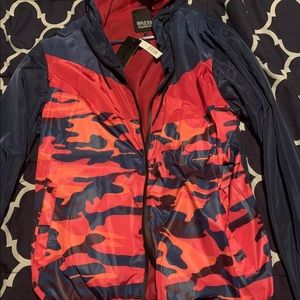 Men windbreaker camo size xl